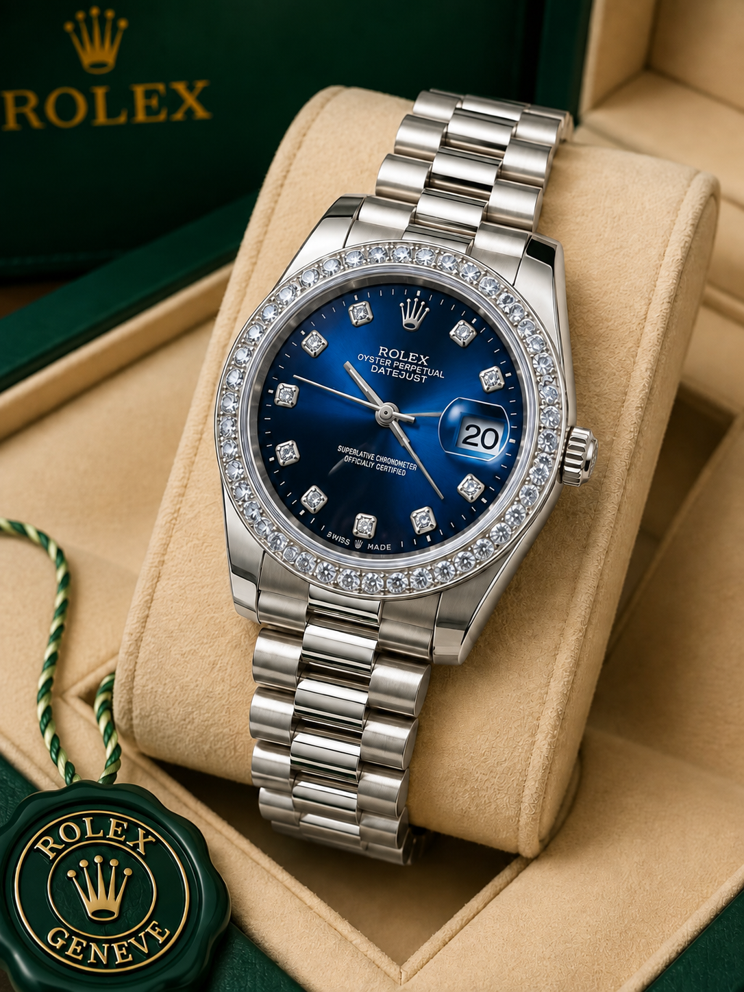 Luxury Automatic Watch for Men Master Cope – Silver & Blue Dial Stainless Steel