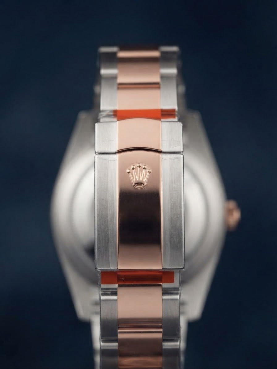 Luxury Full Automatic Watch for Men – Rose Gold & Black Dial Full Steel