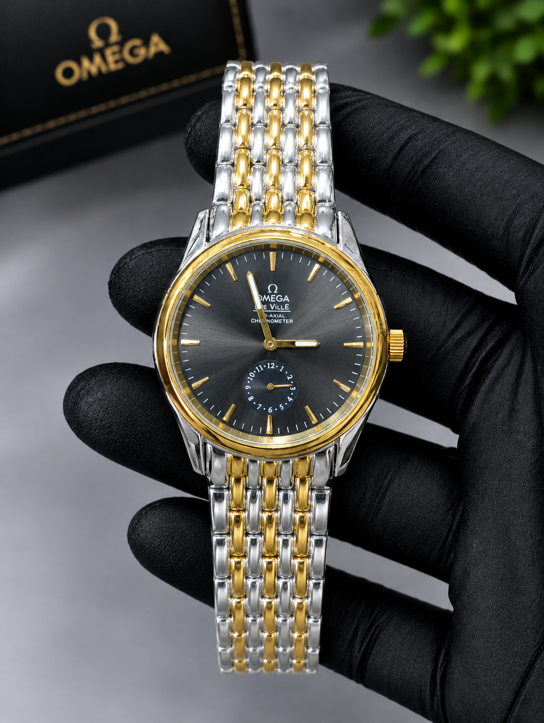 Luxury Full Automatic Gold & Black dial Watch for Men