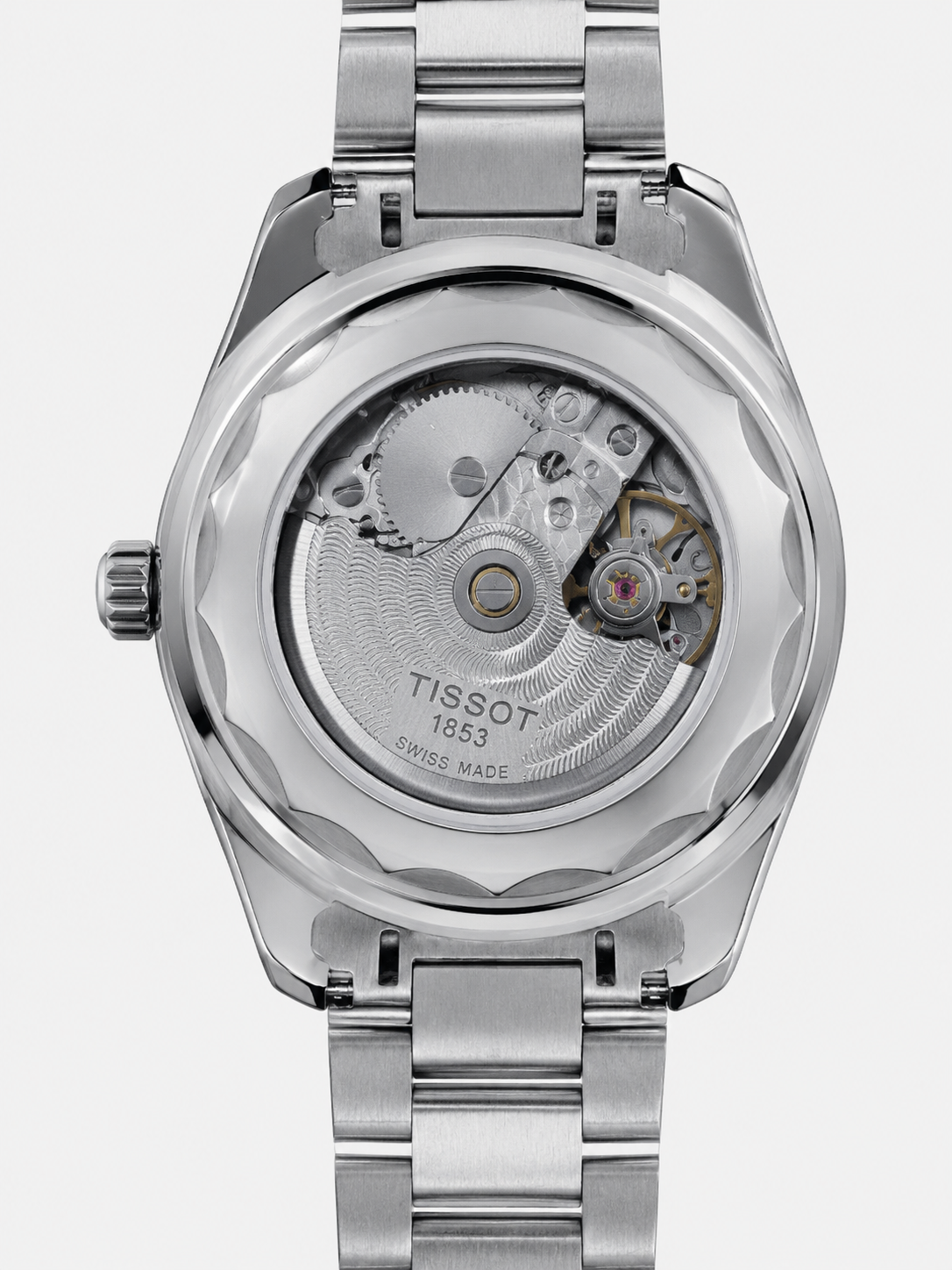 Tissot 1853 Automatic Watch for Men – White  Dial & Silver Stainless Steel
