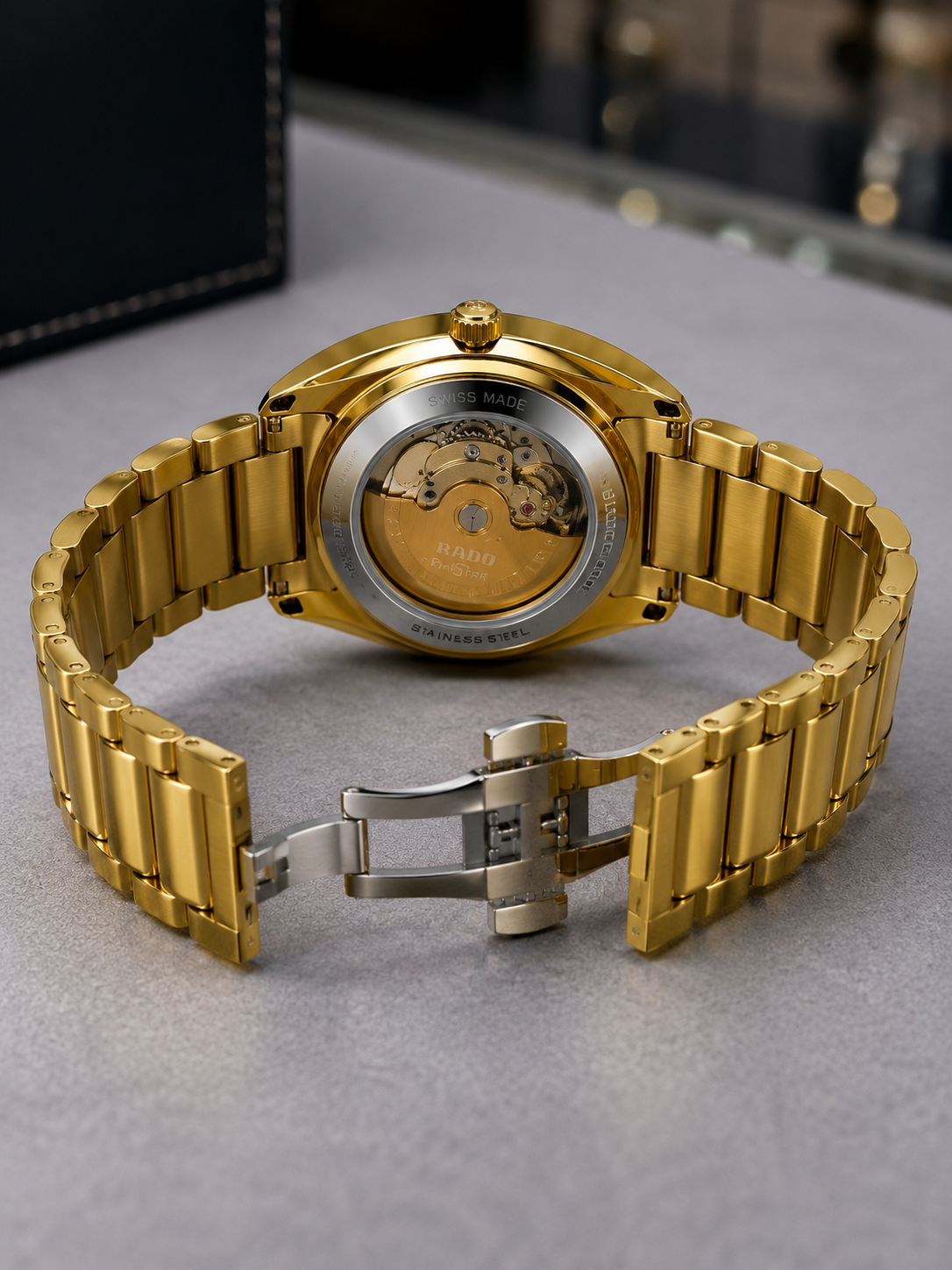 Automatic Skeleton Gold Men's Watch