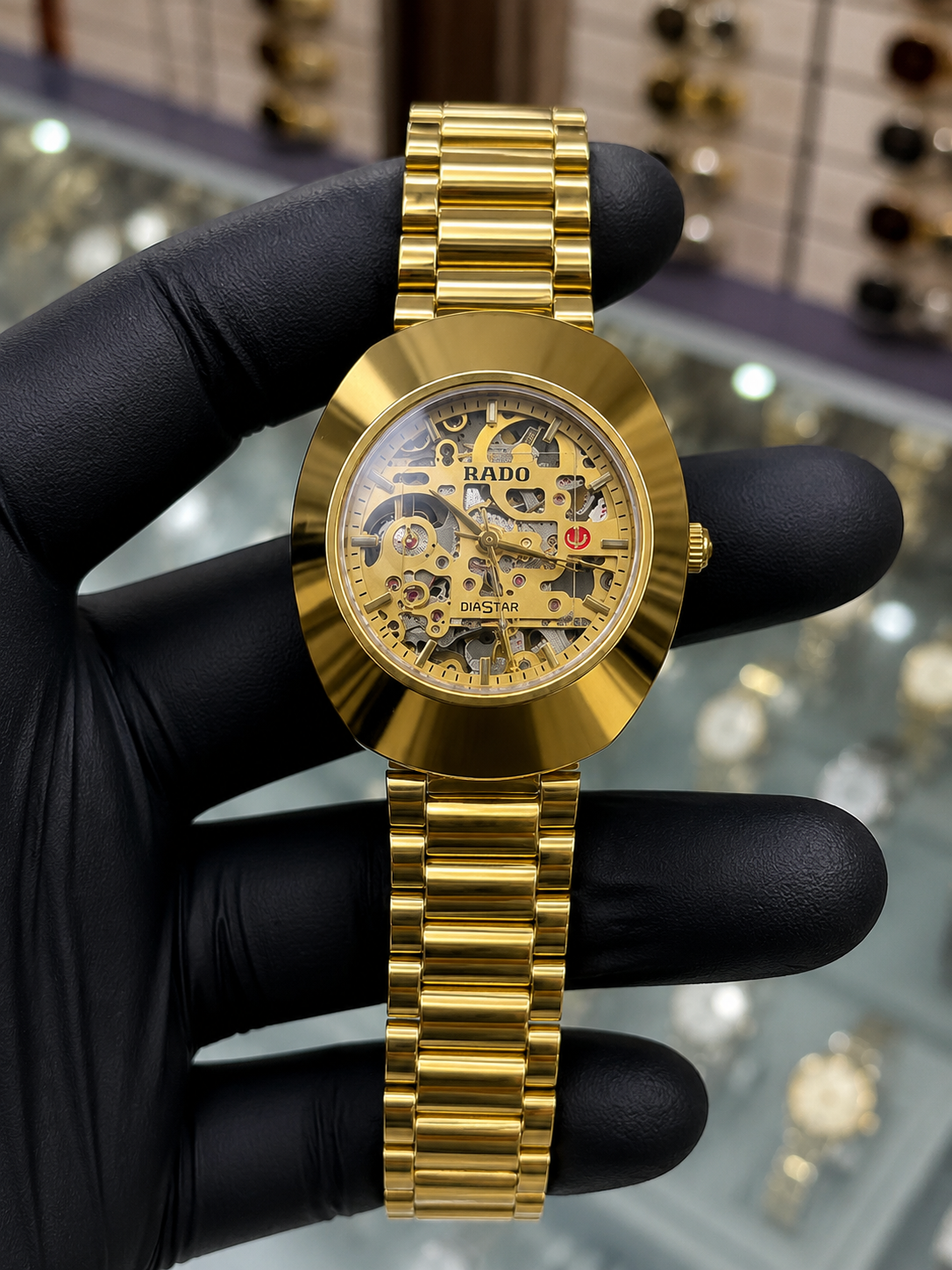 Automatic Skeleton Gold Men's Watch